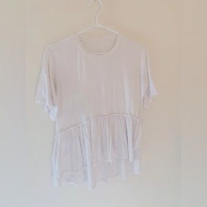Baby doll white tee